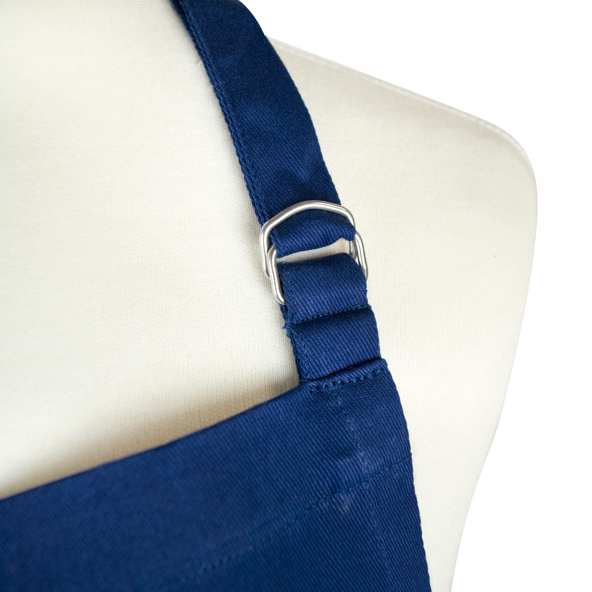 DII Everyday Basic Kitchen Collection, Chef Apron, Nautical Blue