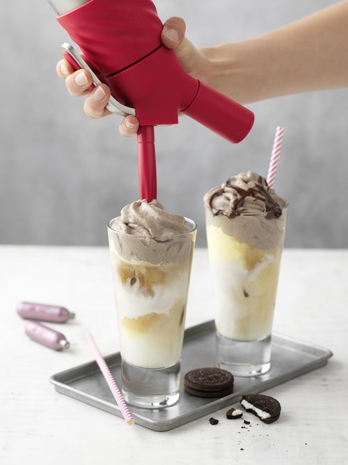 iSi Creative Whip Mini for Whipped Cream, Desserts and Toppings, 1/2 Pint, Ivory
