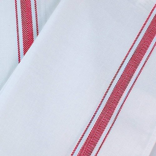 Utopia Towels Red Dish Towels [24 Pack - 15 x 25 Inches] 100% Ring Spun Cotton Highly Absorbent & Reusable Cleaning Bar, Tea, Kitchen and Dishcloths Set - 200 GSM