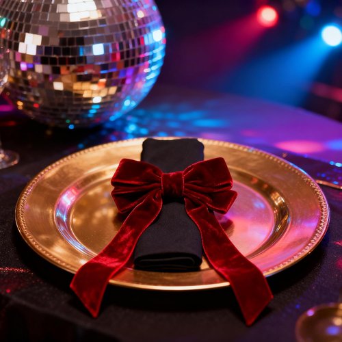 Meseey Bow Napkin Rings - Set of 6 Luxury Burgundy Velvet Holders | Elegant Design for Holiday Dining