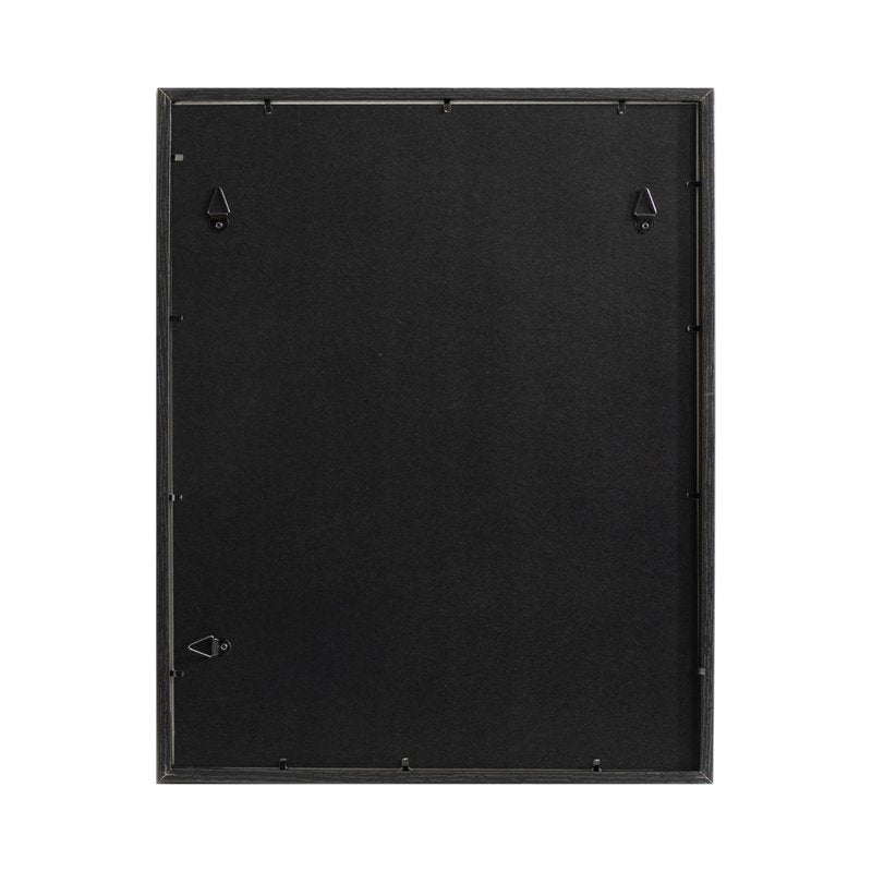 Kate and Laurel Gibson Modern Wall Picture Frame Set of 3; 16x20 matted to 8x10; White and Black; Three-Piece Frame Set for Gallery Wall Frame Set in Living Room Wall Décor