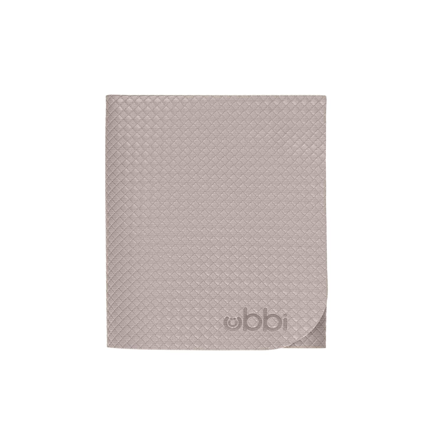 Ubbi On-The-Go Diaper Changing Mat - Soft, Portable & Easy to Clean Baby Accessory | Taupe