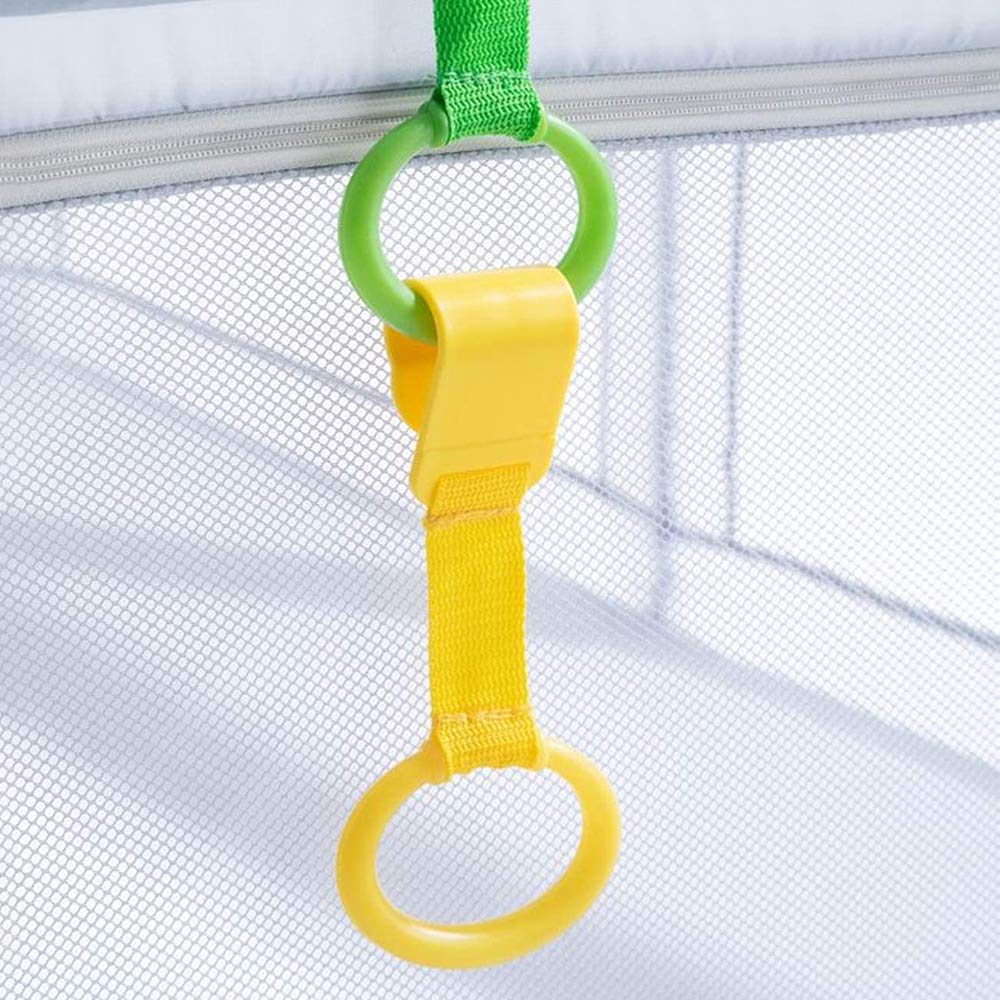 Skiennix Baby Pull Up Rings - Walking Assistant for Infants | 4 PCS Playpen Set