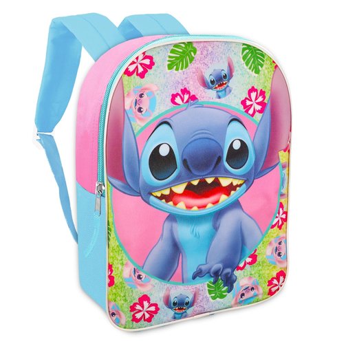 Lilo And Stitch School Backpack and Lunch Bag Bundle - 4 Pc Bundle With 16" Stitch School Bag, Stitch Lunch Box, And More For Boys And Girls | Stitch School Supplies Set