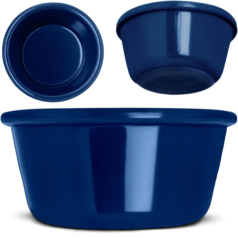 Carlisle FoodService Products Plastic Ramekins, Sauce Bowl For Catering, Kitchen, Restaurant, 4 Ounces, Cobalt Blue, (Pack of 48)