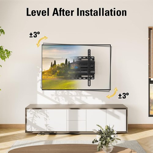 Mounting Dream MD2380 Full Motion TV Wall Mount - Swivel & Tilt for 32-65 Inch TVs | VESA 400x400mm