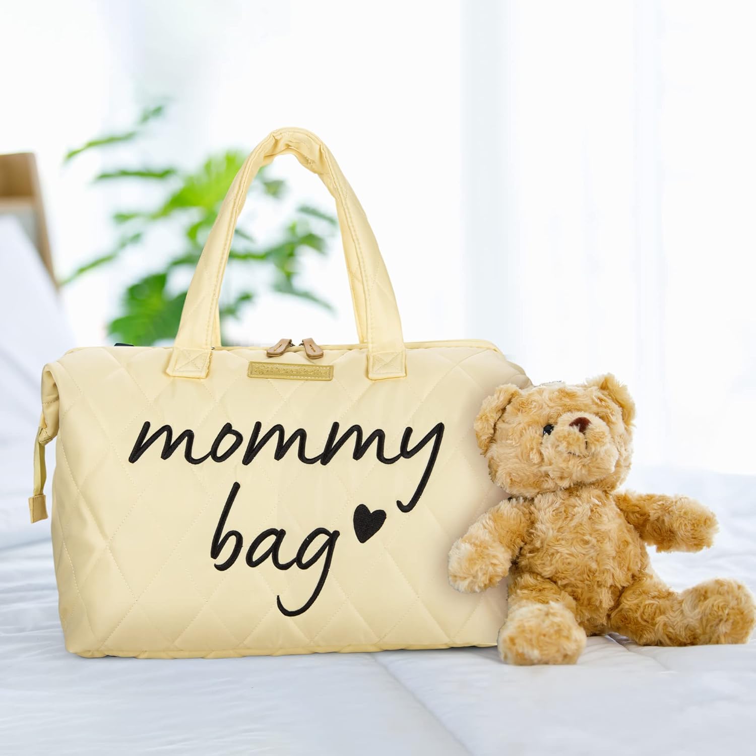 PeraBella Mommy Hospital Bag - Stylish Diaper Tote for New Moms | Spacious & Functional Design