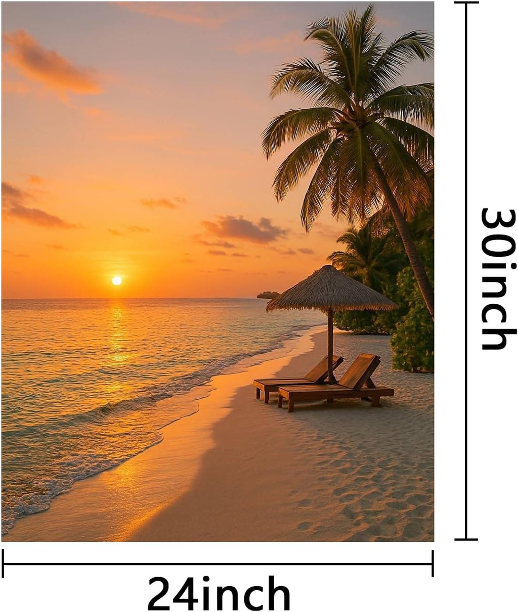ZXDZSM Custom Canvas Poster - Personalized Photo Wall Art Print | Unframed 24" x 30" Size