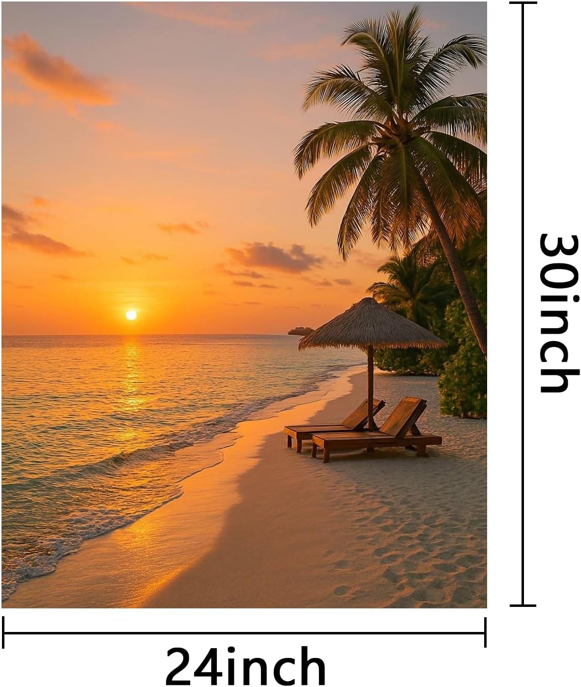 ZXDZSM Custom Canvas Poster - Personalized Photo Wall Art Print | Unframed 24" x 30" Size