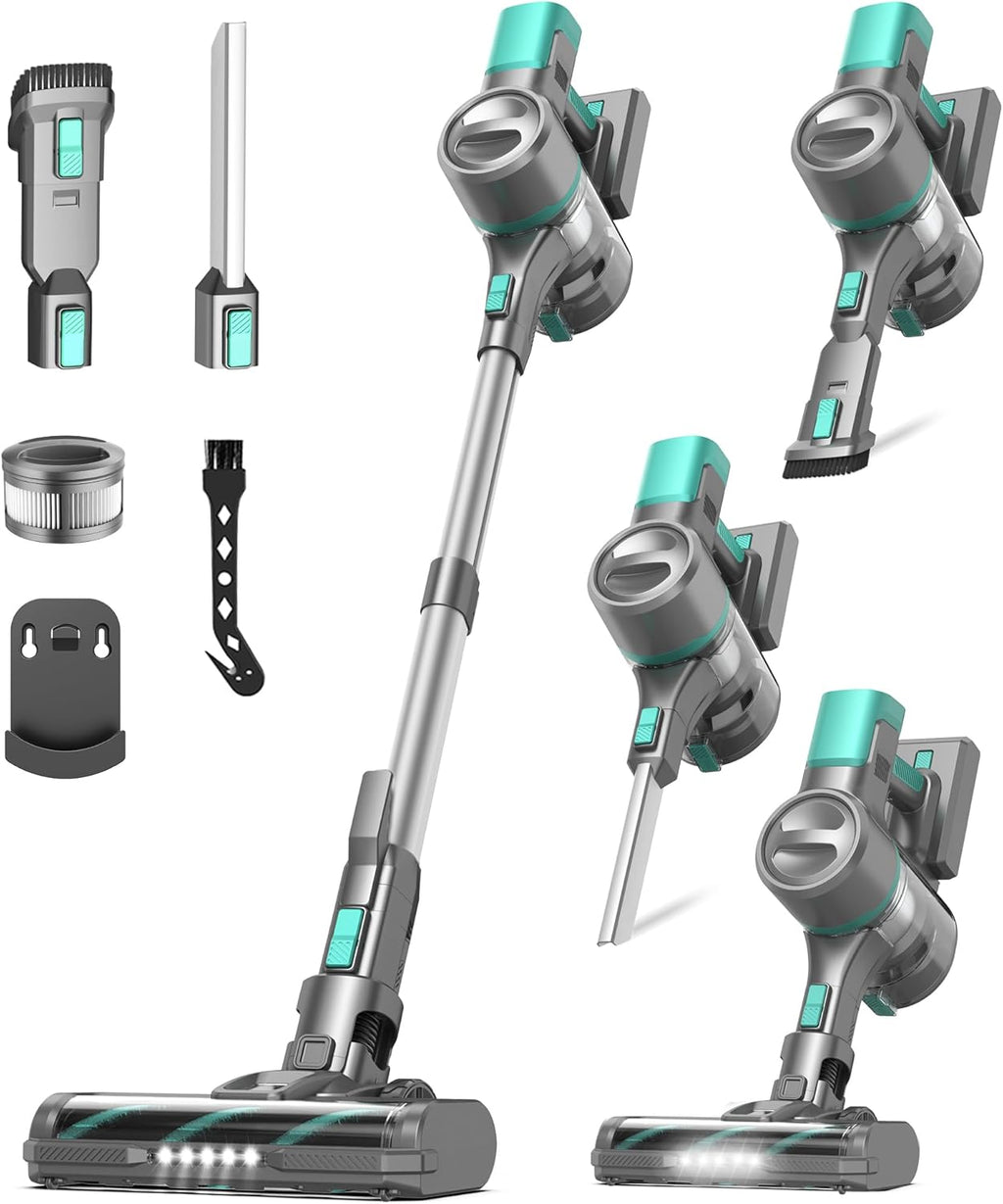 S10K Cordless Vacuum Cleaner - Powerful 55Kpa Suction | Lightweight 60-Minute Runtime for Home Use