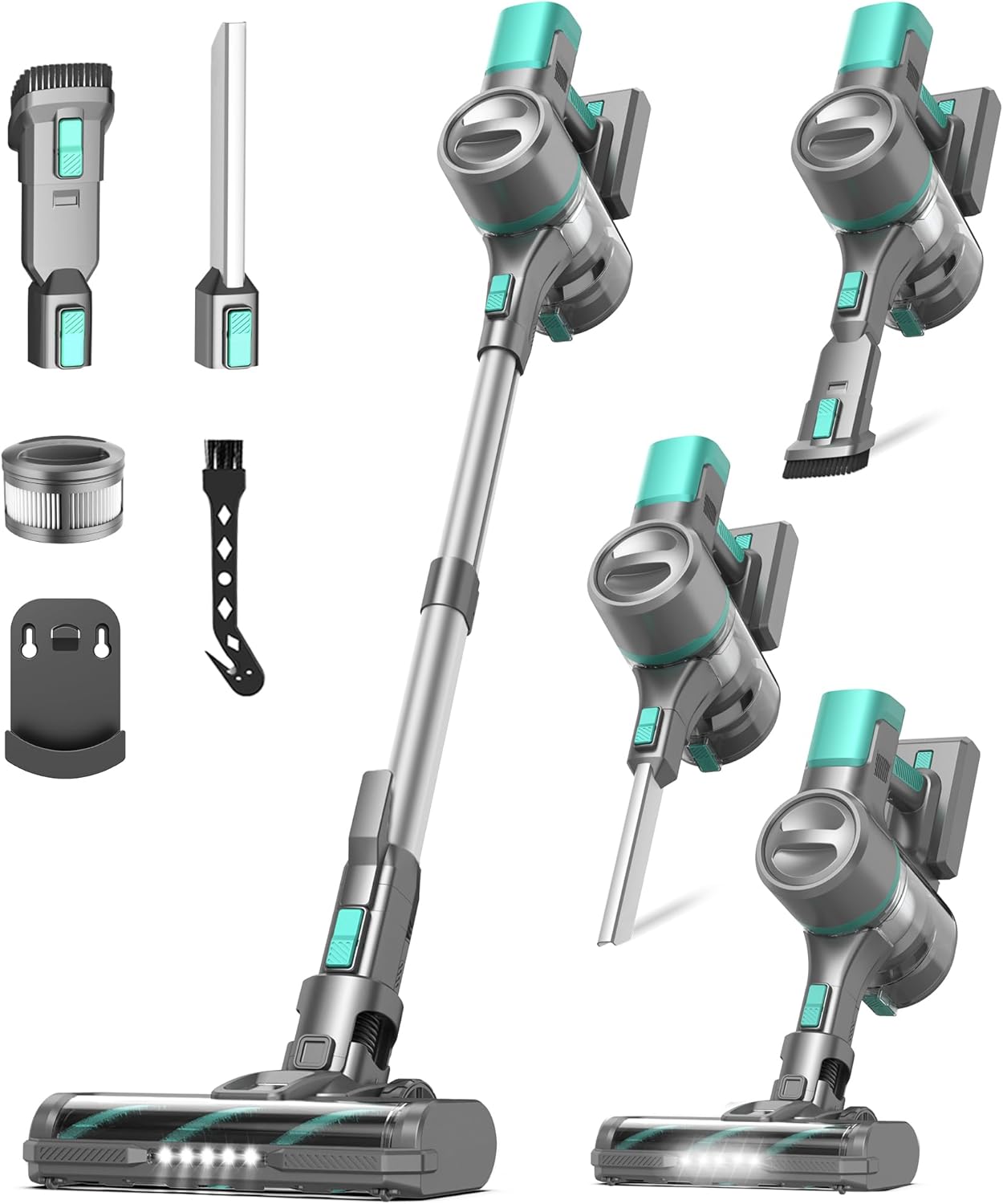 S10K Cordless Vacuum Cleaner - Powerful 55Kpa Suction | Lightweight 60-Minute Runtime for Home Use