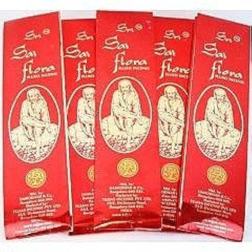 Sai Flora Incense Agarbati ~ 16 boxes (25 gms) bulk pack ~ Buy in bulk and save