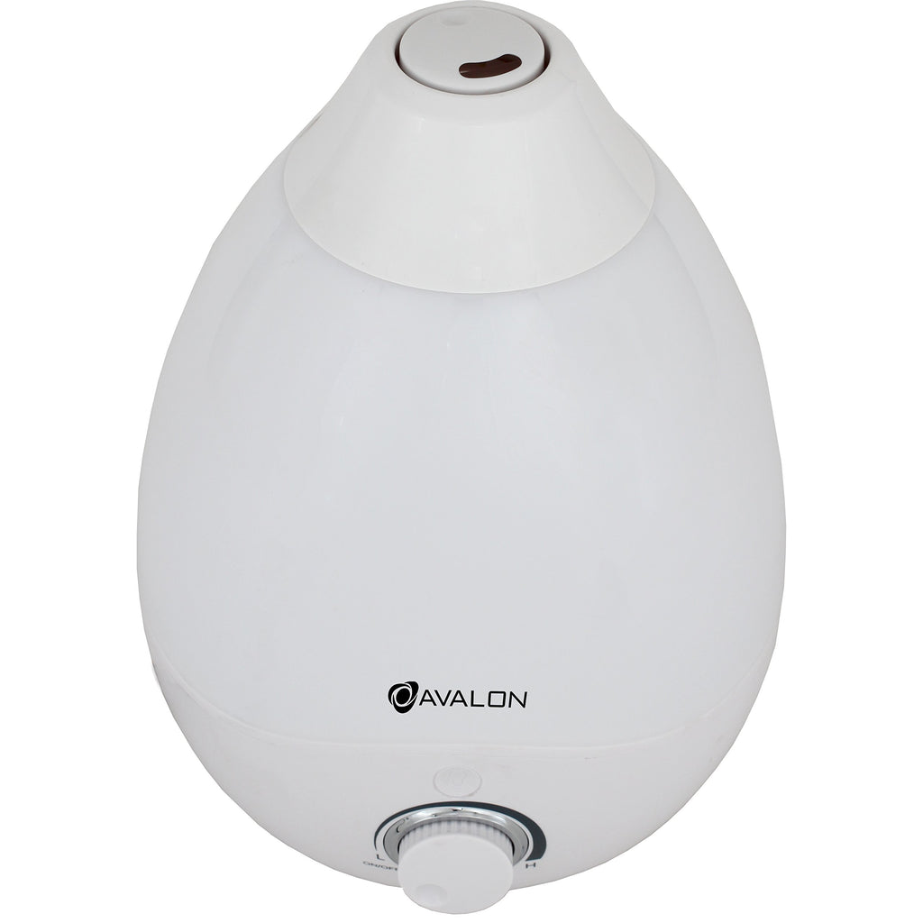 Avalon A4-LEDHUMIDIFIER Premium Cool Mist Humidifier With Aromatherapy Essential Oil Drop Diffuser, With 7 Adjustable LED Lights, Ultrasonic Pure Silent Technology, Filter - ETL Safety Approved For Children