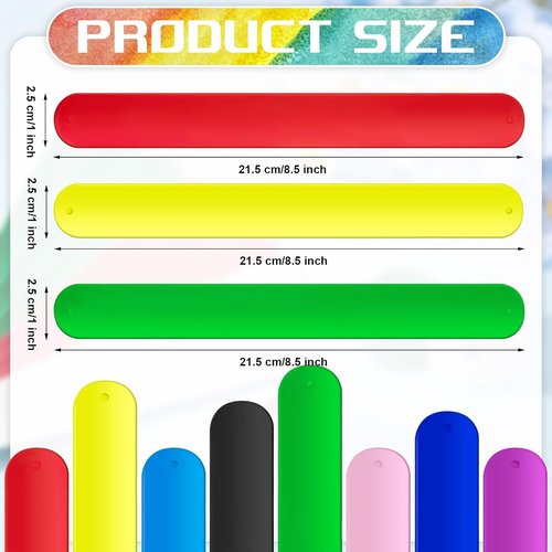 Leyndo Wrapping Paper Roll Holder Clips - 32 Pcs Silicone-Covered Metal Strips | 1 x 9 in Gift Wrap Organizer