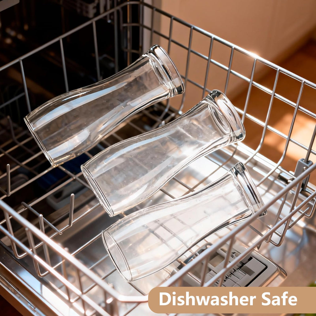 BPFY 6 Pack 16oz Pilsner Beer Glasses, Bar Glassware, Drinking Glasses for Home Kitchen Entertainment