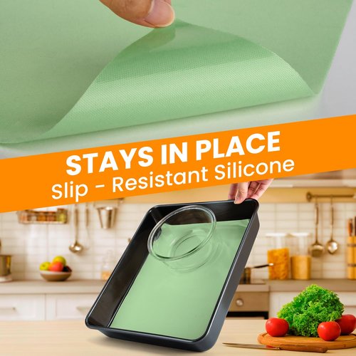 Cut to Size Silicone Baking Mat Roll-Best German Silicone - Heat Resistant Silicone Baking Macaron Mat,Non-stick Pastry Mat, Reusable Dough Mat for Rolling