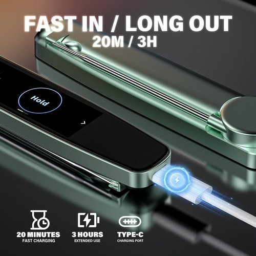 AWLKIM 0.5s Instant Read Smart Meat Thermometer Digital, 3.8″ HD Touchscreen with Temp-OS, Professional Kitchen Food Thermometer for Cooking, Grill, BBQ | ±0.5°F, −58–572°F, IP68, USB-C Rechargeable