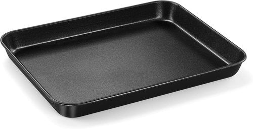 E-far Nonstick Toaster Oven Tray - 10.5x8 Inch Baking Sheet for Cookies & Bacon | Easy Clean, Heat Resistant