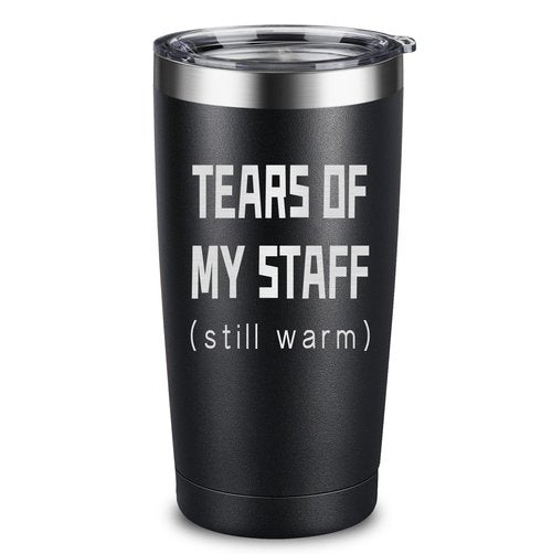 ARIABLE Tears of My Staff - Funny Gifts for Boss from Employee - Best Birthday Present Ideas for World Best Boss Ever, Assistant, Men, Women, Principal, Bosses Day, Office