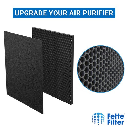 3-in-1 Replacement True HEPA Filters Compatible with Oregon Scientific Purifier CF8410, Ivation IVAHAP300, SereneLife PSLAPU35 Air Purifiers. Includes 2 Premium Filters