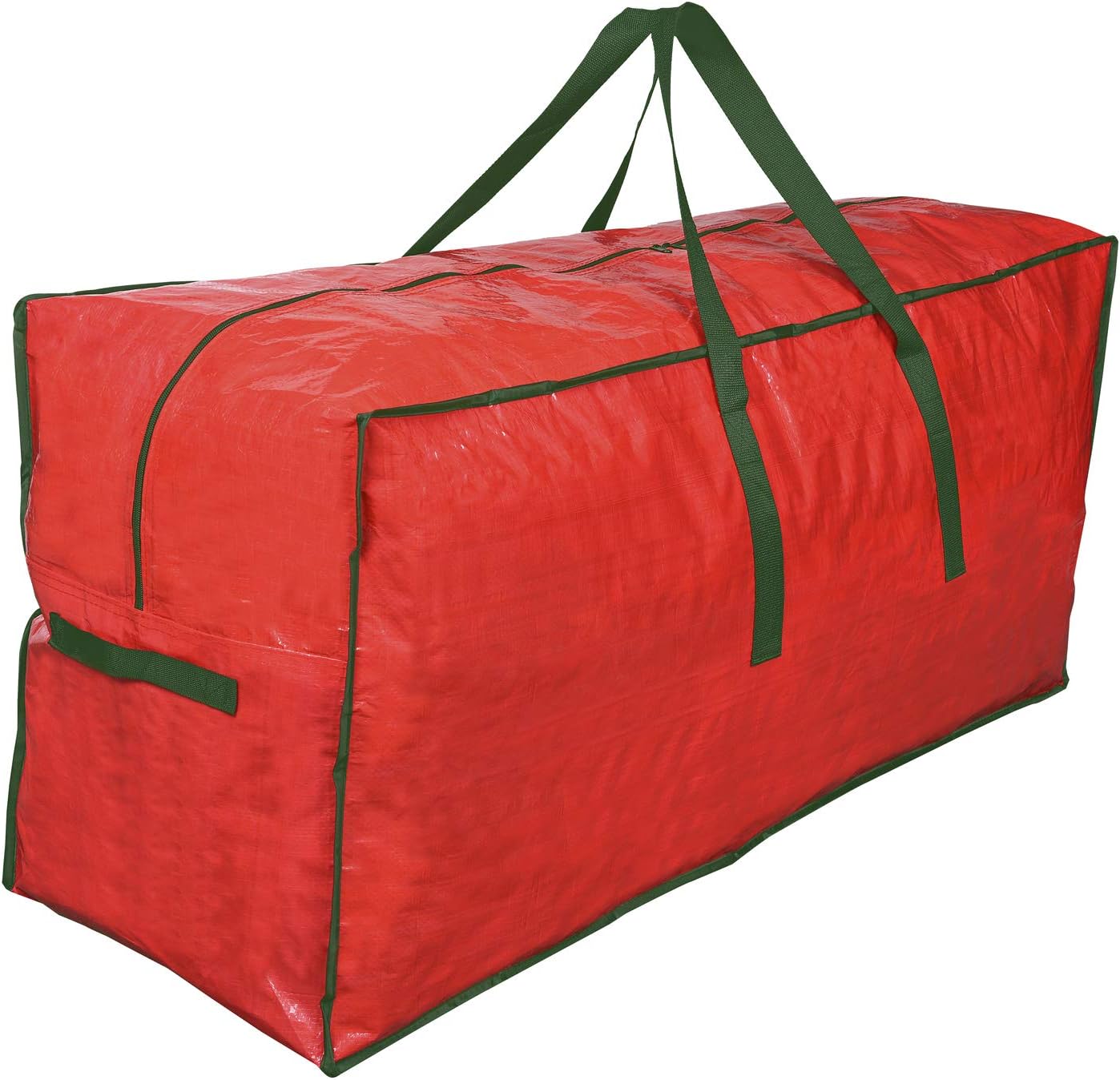 ProPik Christmas Tree Storage Bag - Fits Up to 7 Ft Tall Disassembled Tree | 45" x 15" x 20" Red Holiday Storage Case with Handles & Zipper