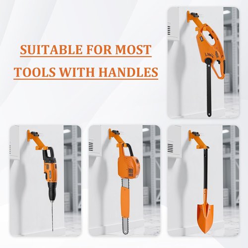 Chainsaw Hanger - 3-in-1 Adjustable Wall Mount for Stihl, Husqvarna & Echo | Garage Storage Organizer