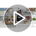 3-Cup Electric Mini Food Processor & Vegetable Chopper, 350W - Black