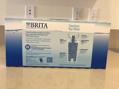 Brita Standard Water Filter | BPA-Free Replacement Filters for Pitchers - 5 Count