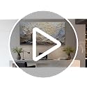 Large White Tree of Life Canvas Wall Art - Mountain Floral Decor