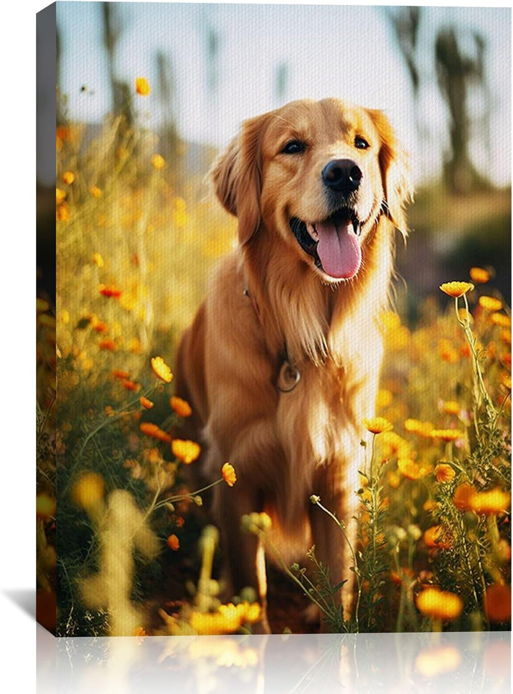 SPECPIX Custom Canvas Prints with Your Photos Customized Canvas Wall Art Personalized Canvas Pictures Gifts for Pet Dog Baby Family Mom Dad Men Women Couple Boyfriend Girlfriend Framed 16x24