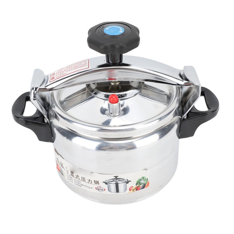 Pressure Cooker Thickened, Aluminum Large Capacity Anti Stick Explosion Proof Pressure Canner, Anti Stick coating, for Stewing, Steaming, Canning (7L)