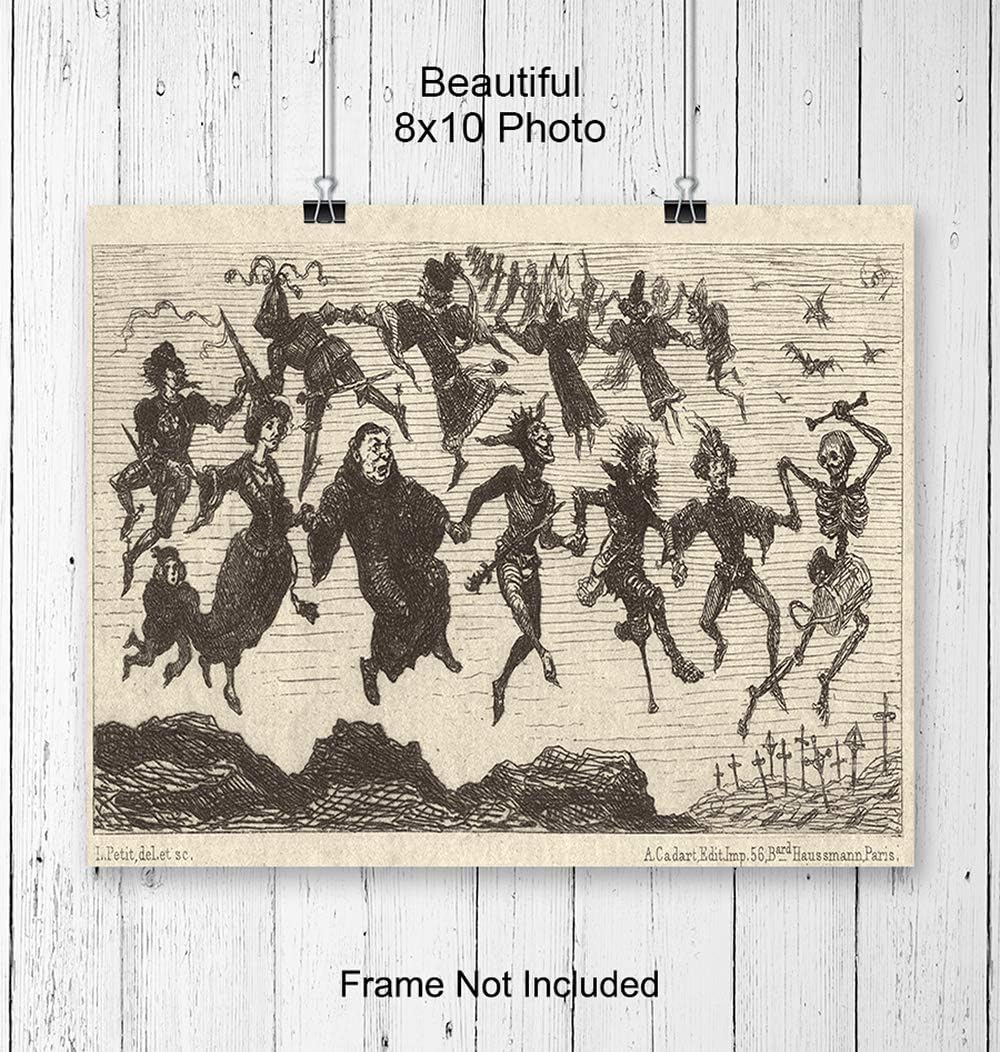 Regine Switzerland Witches Decor | Gothic Wall Art for Pagan & Wiccan Homes - Unframed Print