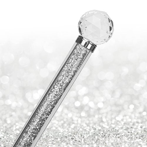 Qiuhome Crystal Paper Towel Holder Countertop Bling Silver Paper Towel Holder Stand