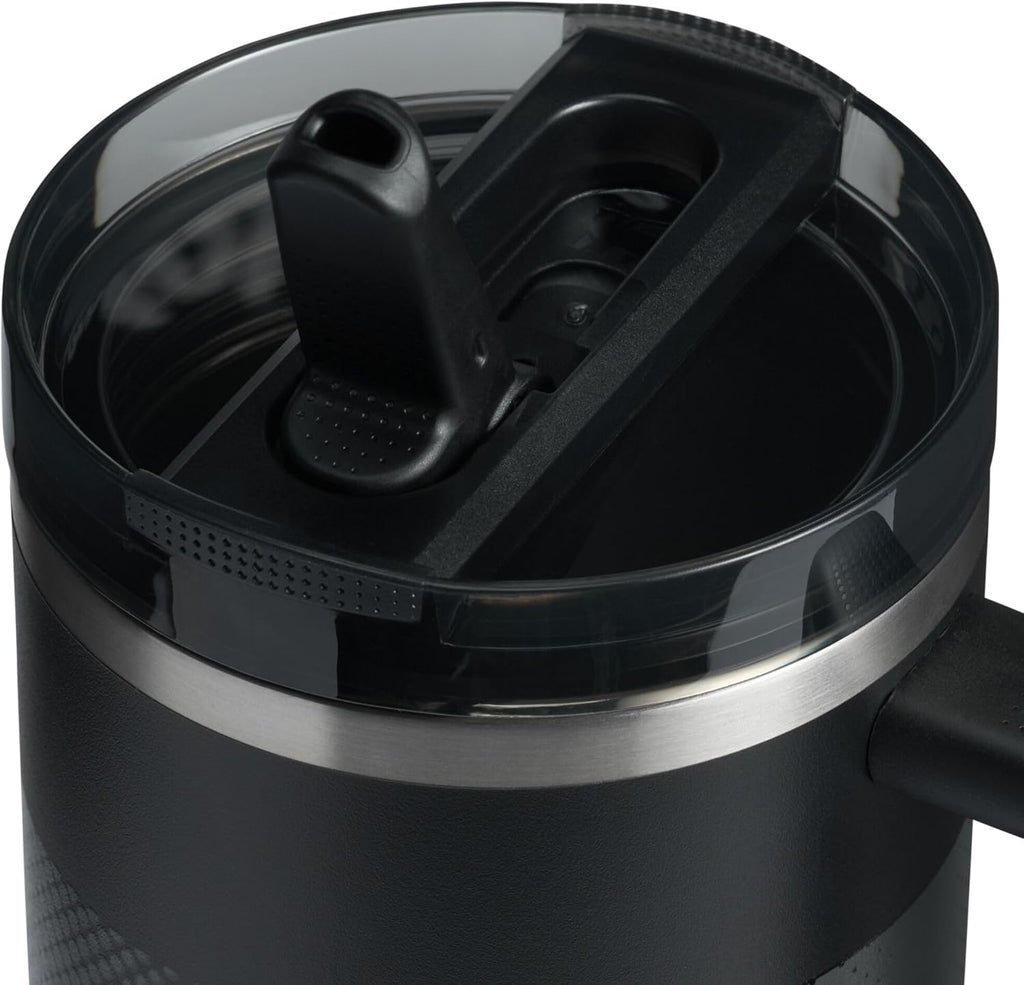 STANLEY Quencher ProTour 40 oz Tumbler - Leakproof Lid, Built-In Straw & Handle | Insulated, BPA-Free, Black Fade