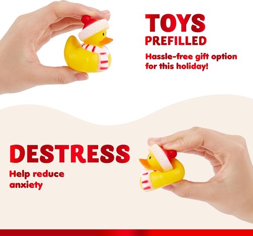 JOYIN Christmas Advent Calendar - 24 Days Countdown with Fun Rubber Duck Bath Toys for Kids