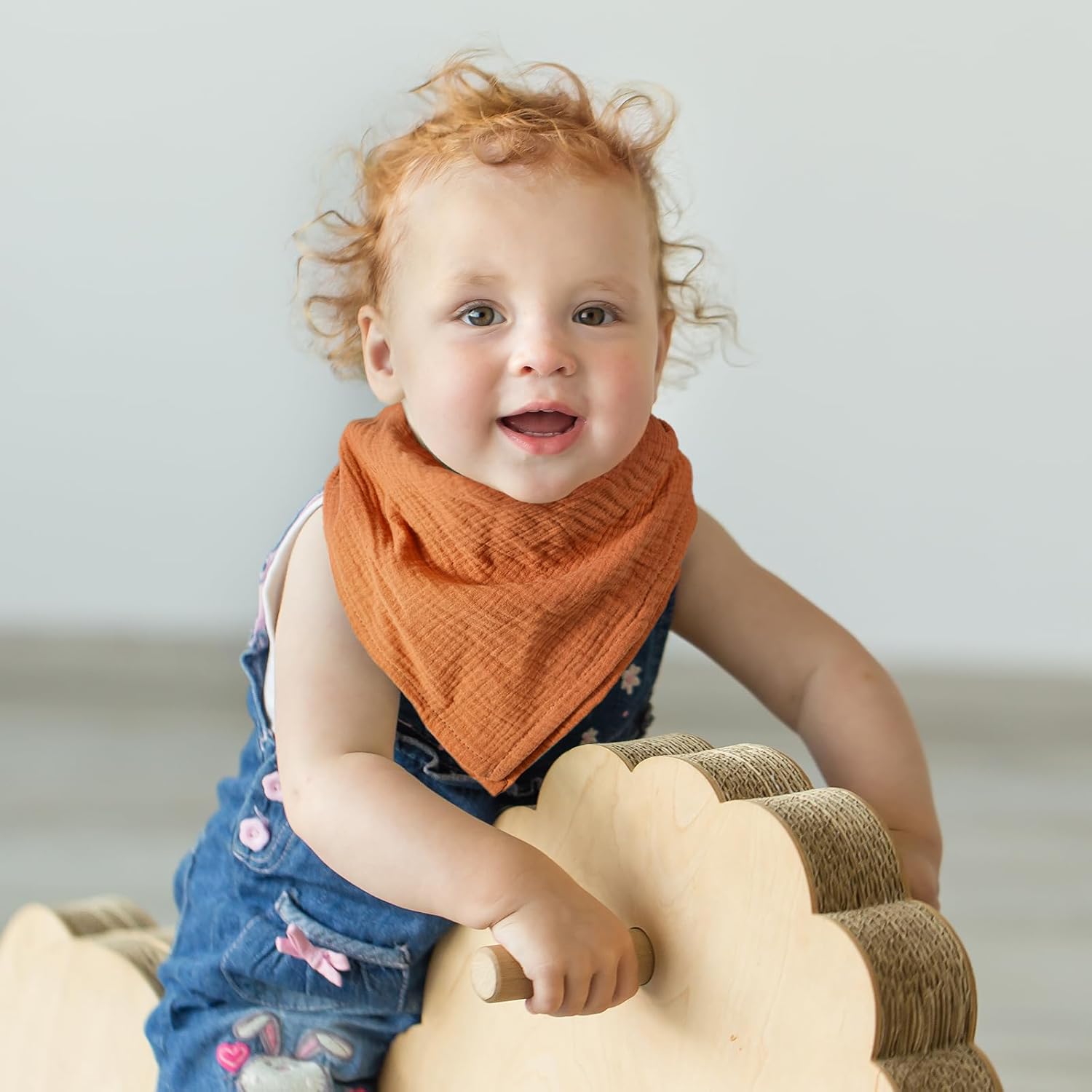 Skiennix Muslin Receiving Blankets - Breathable Swaddle Wraps for Newborns | 5 Pack in Gentle Colors
