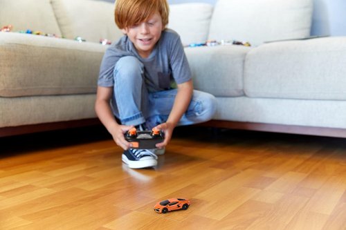 Hot Wheels | Remote-Control Lamborghini Revuelto RC Toy Car - 1:64 Scale, USB Rechargeable, Turbo Boost for Races & Stunts
