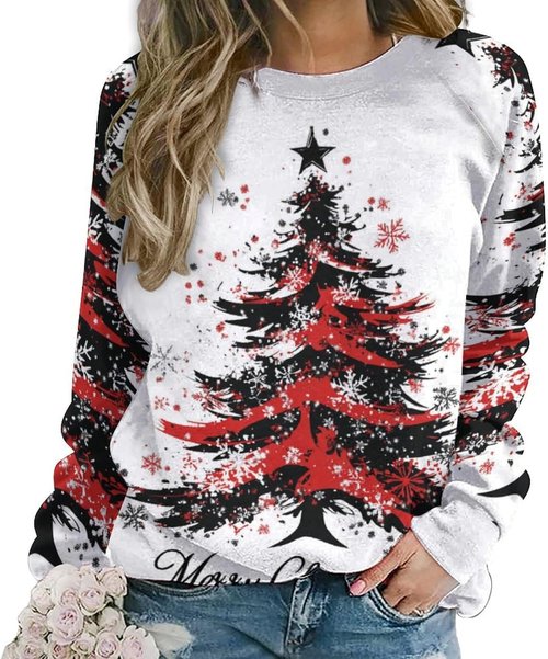 Domirica Sweatshirt - Women's Festival-Themed Crewneck Pullover | Casual Long Sleeve Top
