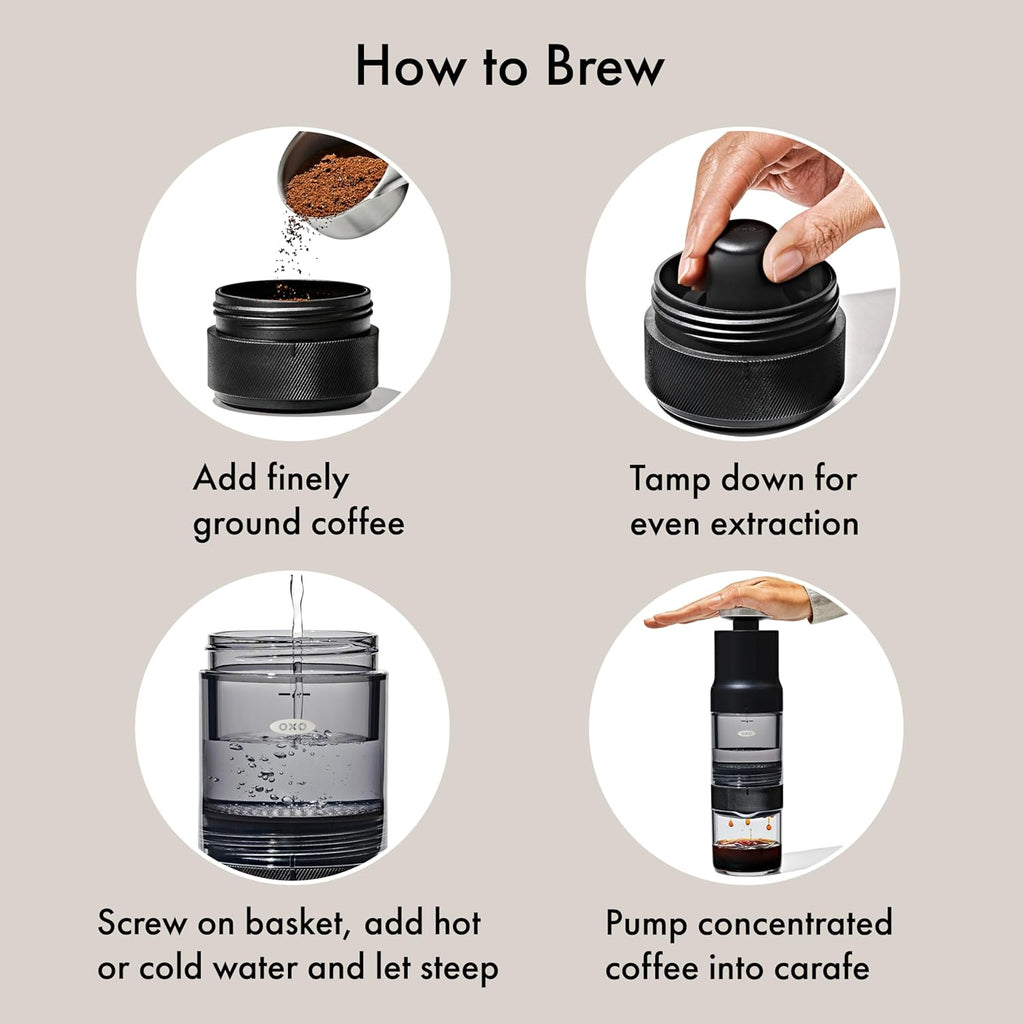 OXO Brew Rapid Brewer - Fast Coffee Maker with Precision Temperature Control | Sleek Design