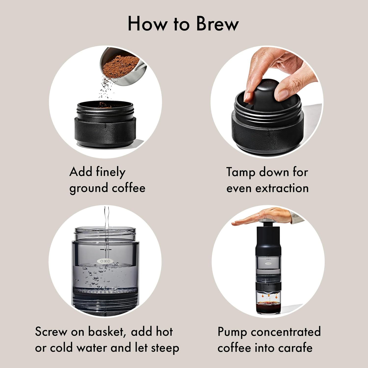 OXO Brew Rapid Brewer - Fast Coffee Maker with Precision Temperature Control | Sleek Design