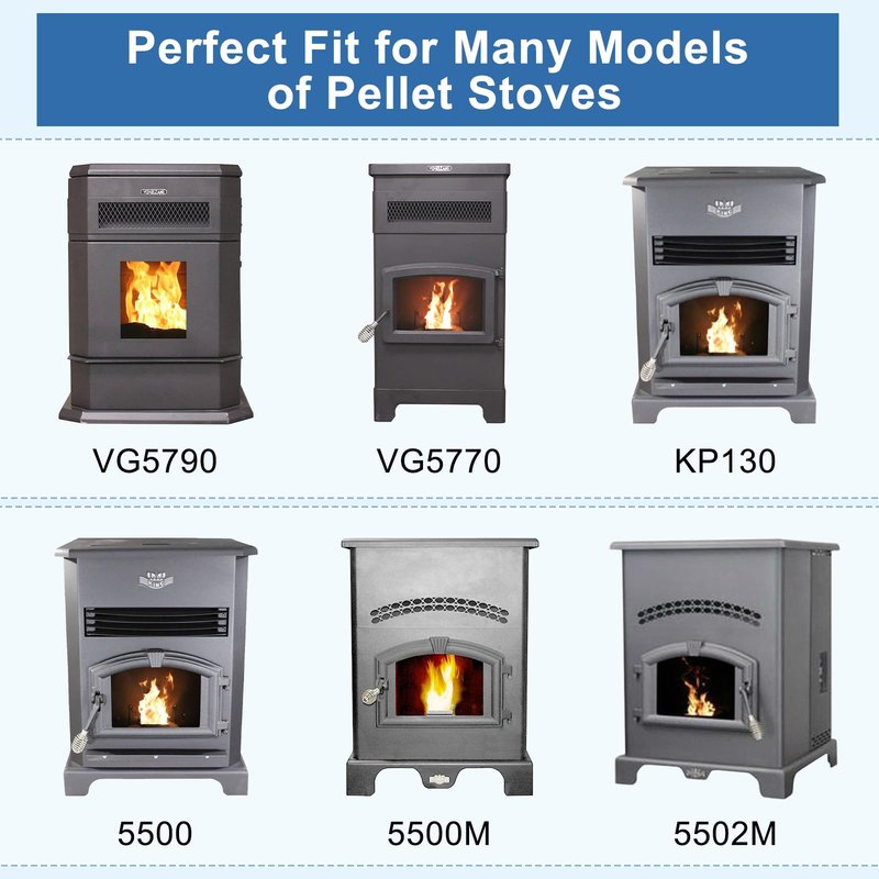Criditpid 86624 Replacement for Vogelzang VG5790, VG5770 Pellet Stove, Stainless Steel Firepot for US Stove King KP130, 5502M, Ashley 5500 5500M 5500XL Pellet Stoves.