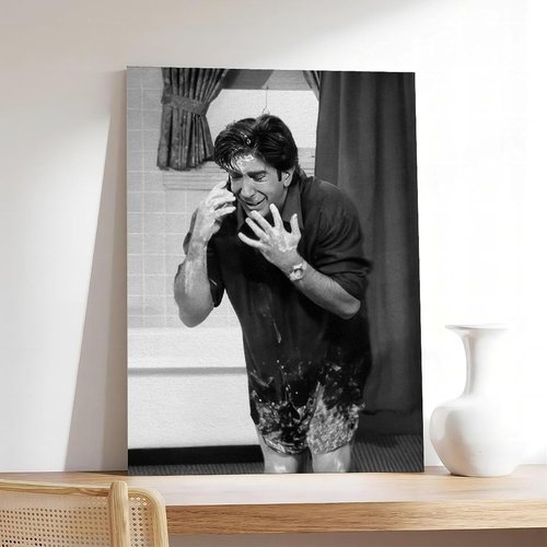 Funny Bathroom Wall Art | Humorous TV Show Print for Restroom Decor - 12x18 Inch (30x45cm)