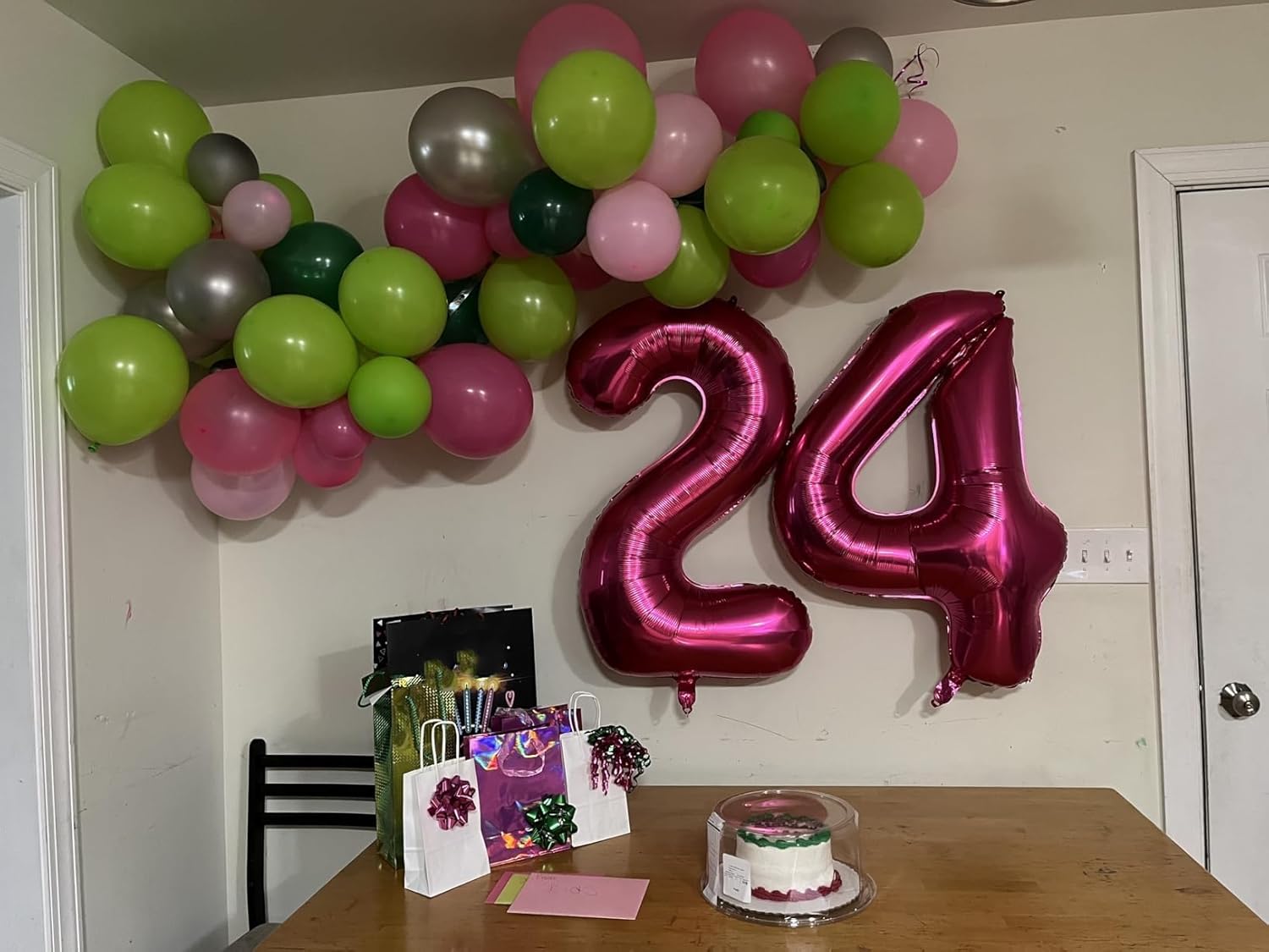 Regine Switzerland 40-Inch Number 8 Balloon - Rose Purple 8th Birthday Party Decorations & Supplies