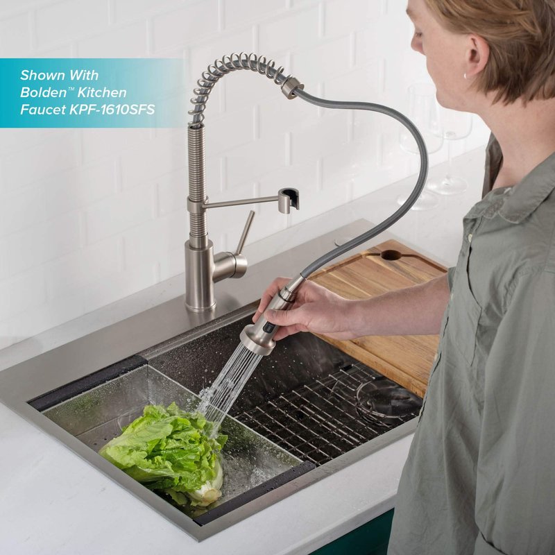KRAUS Stainless Steel Colander for Workstation Kitchen Sink, CS-6