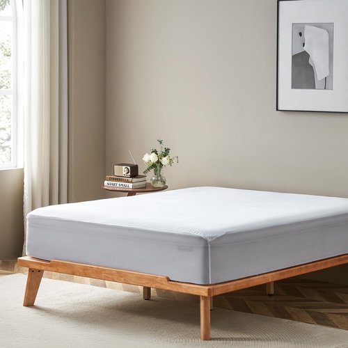 Epitex Waterproof Mattress Protector King Size, Ultra Soft Breathable Mattress Cover with Deep Pocket for 8-16 Inches Bed, Cooling and Machine Wash, White