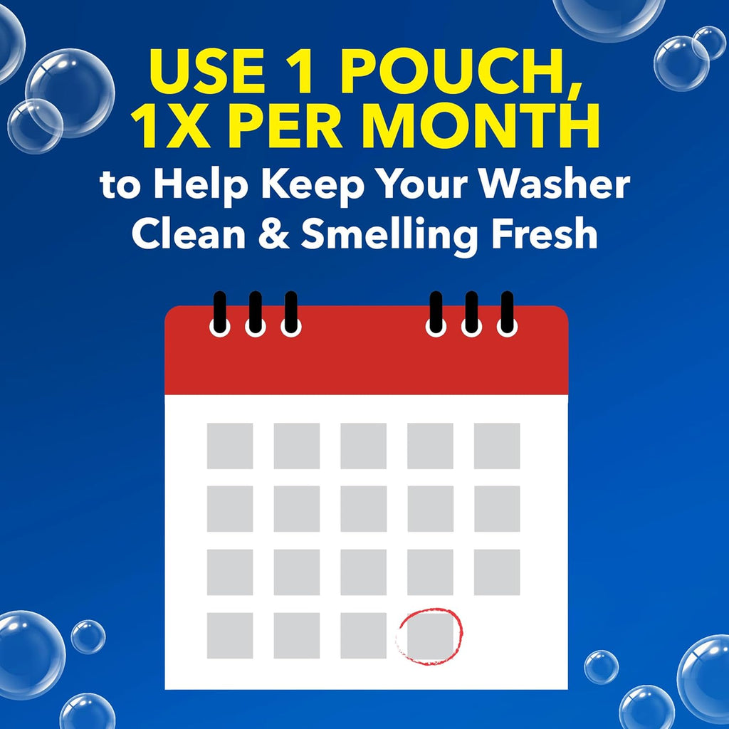 OxiClean Washing Machine Cleaner - Powerful Odor Blasters | 4 Count Pack