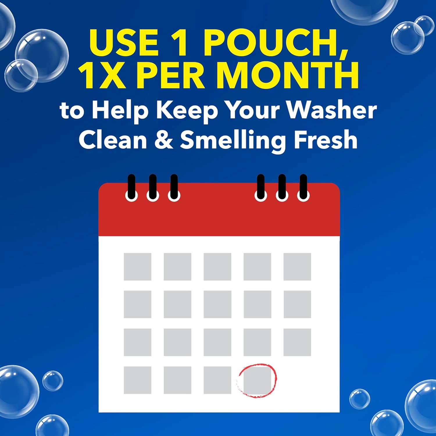 OxiClean Washing Machine Cleaner - Powerful Odor Blasters | 4 Count Pack