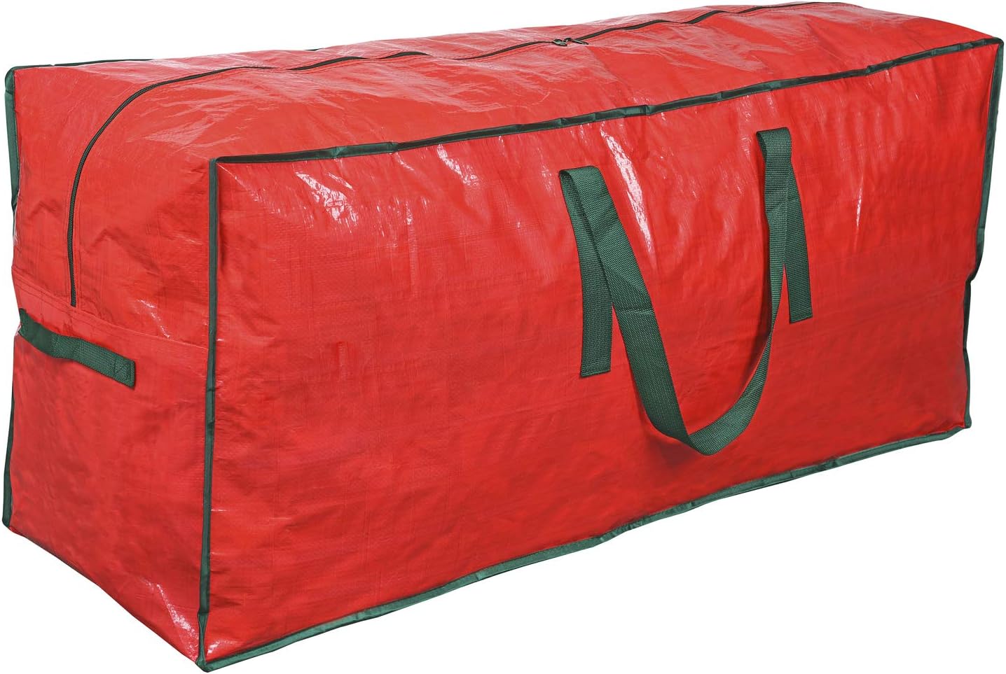 ProPik Christmas Tree Storage Bag - Fits Up to 7 Ft Tall Disassembled Tree | 45" x 15" x 20" Red Holiday Storage Case with Handles & Zipper