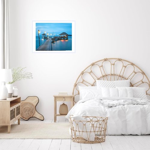 JCJMY Puzzle Frame - Display 1000-Piece Puzzles or Photos | Fits 19.7x27.6 Inches, White