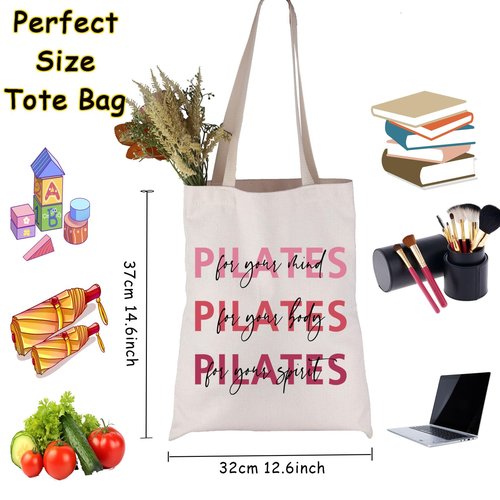 Pilates Instructor Gift Pilates for your Mind Tote Bag Pilates Teacher Workout Gift (Pilates for your mind Tote Bag)